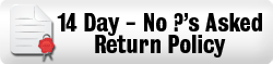 14 Day Return Policy